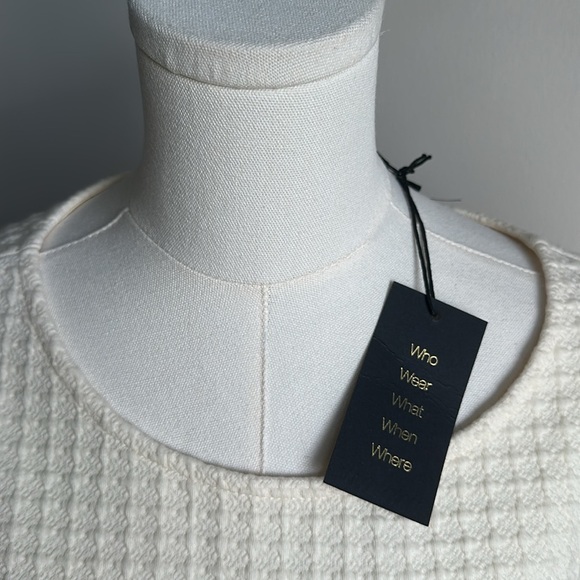 NWT‎ W5 Anthropologie Women’s Butter Yellow Coastal Grandma Relaxed Boxy Top XL - Picture 2 of 8